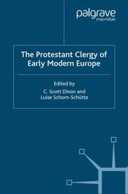 The Protestant Clergy of Early Modern Europe - Cover