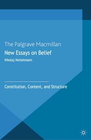 New Essays on Belief - Cover