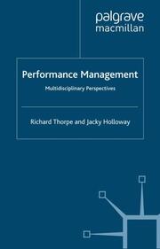 Performance Management - Cover