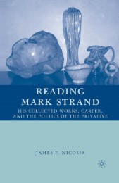 Reading Mark Strand - Cover
