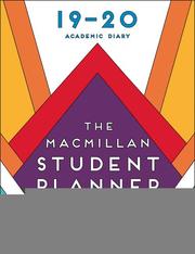 The Macmillan Student Planner 2019-20 - Cover