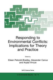 Responding to Environmental Conflicts: Implications for Theory and Practice - Cover