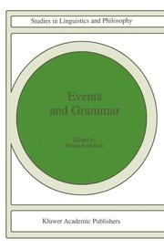 Events and Grammar - Cover