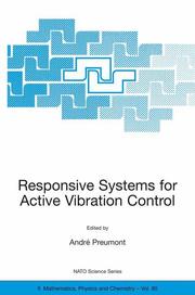 Responsive Systems for Active Vibration Control - Cover