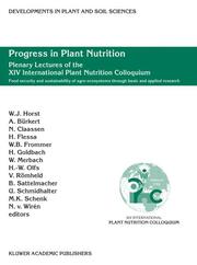 Progress in Plant Nutrition - Cover