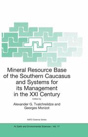 Mineral Resource Base of the Southern Caucasus and Systems for its Management in the XXIst Century