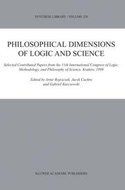 Philosophical Dimensions of Logic and Science - Cover