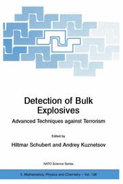 Detection of Bulk Explosives Advanced Techniques against Terrorism - Cover