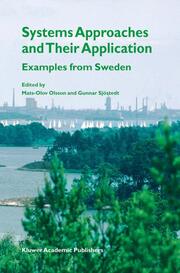 Systems Approaches and Their Application - Cover
