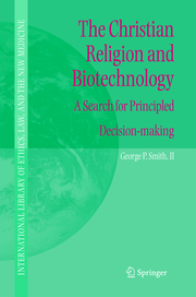 Christian Religion and Biotechnology - Cover