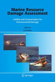 Marine Resource Damage Assessment - Cover