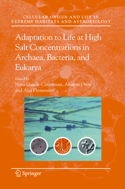 Adaptation to life at high salt concentrations in Archaea, Bacteria, and Eukarya
