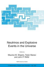 Neutrinos and Explosive Events in the Universe