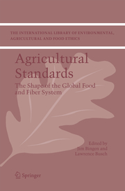 Agricultural Standards - Cover