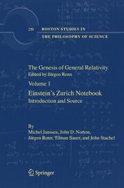 The Genesis of General Relativity - Cover