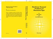 Nonlinear Ill-posed Problems of Monotone Type - Cover