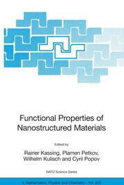 Functional Properties of Nanostructured Materials - Cover
