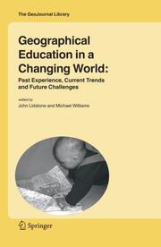 Geographical Education in a Changing World - Cover