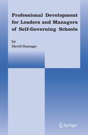 Professional Developement for Leaders and Managers of Self-Governing Schools