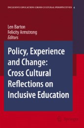 Policy, Experience and Change: Cross-Cultural Reflections on Inclusive Education - Abbildung 1