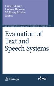 Evaluation of Text and Speech Systems - Cover