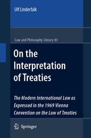 On the Interpretation of Treaties - Cover
