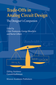 Trade-Offs in Analog Circuit Design - Cover