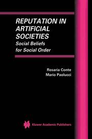 Reputation in Artificial Societies - Cover