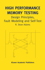 High Performance Memory Testing - Cover