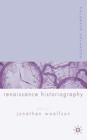 Palgrave Advances in Renaissance Historiography - Cover