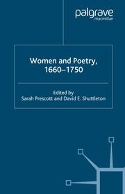 Women and Poetry 1660-1750