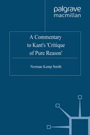A Commentary to Kants Critique of Pure Reason