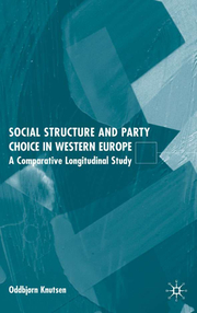 Social Structure and Party Choice in Western Europe - Cover