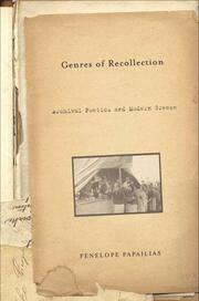 Genres of Recollection