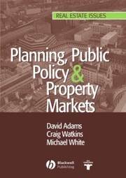 Planning, Public Policy and Property Markets - Cover