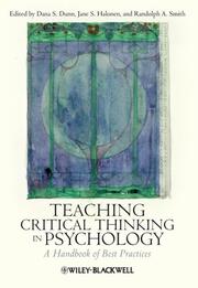 Teaching Critical Thinking in Psychology - Cover