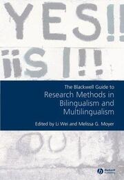 Blackwell Guide to Research Methods in Bilingualism and Multilingualism - Cover