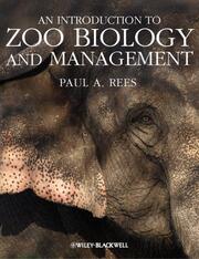 An Introduction to Zoo Biology and Management - Cover