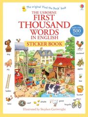 The Usborne First Thousand Words in English Sticker Book