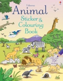 Animal Sticker & Colouring Book - Cover