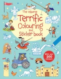 The Usborne Terrific Colouring and Sticker Book
