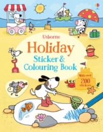 Holiday Sticker & Colouring Book