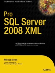 Pro SQL Server 2008 XML - Cover