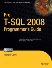 Pro T-SQL 2008 Programmer's Guide - Cover