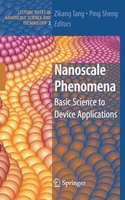 Nanoscale Phenomena - Cover