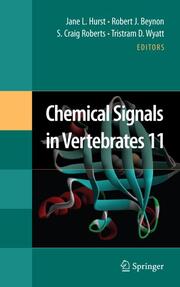 Chemical Signals in Vertebrates 11 - Cover