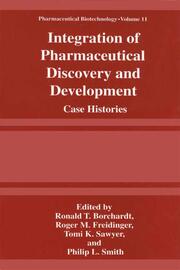 Integration of Pharmaceutical Discovery and Development - Cover