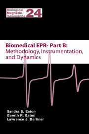 Biomedical EPR - Part B: Methodology, Instrumentation, and Dynamics - Cover