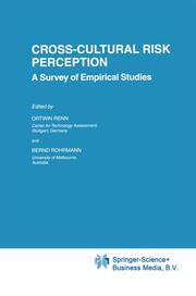 Cross-Cultural Risk Perception - Cover