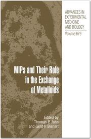 MIPs and Their Roles in the Exchange of Metalloids - Cover